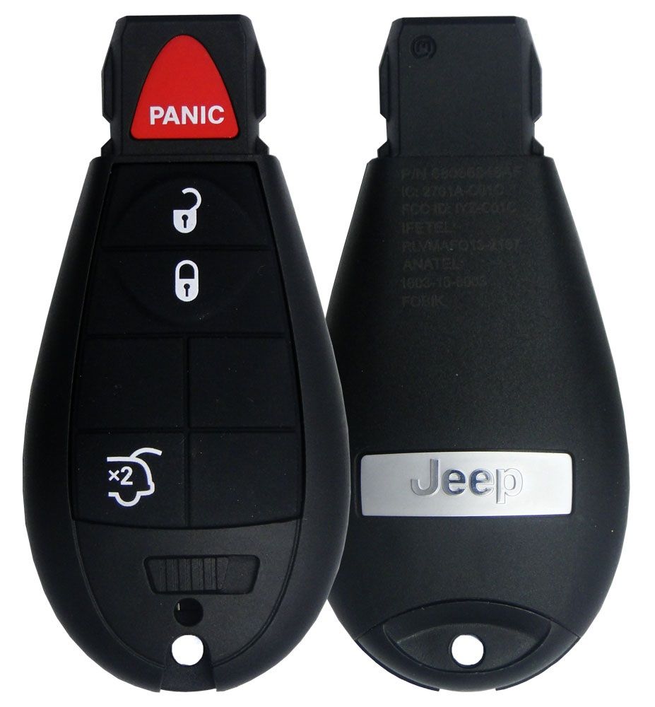 2009 Jeep Commander Remote Key Fob w/ Glass Hatch