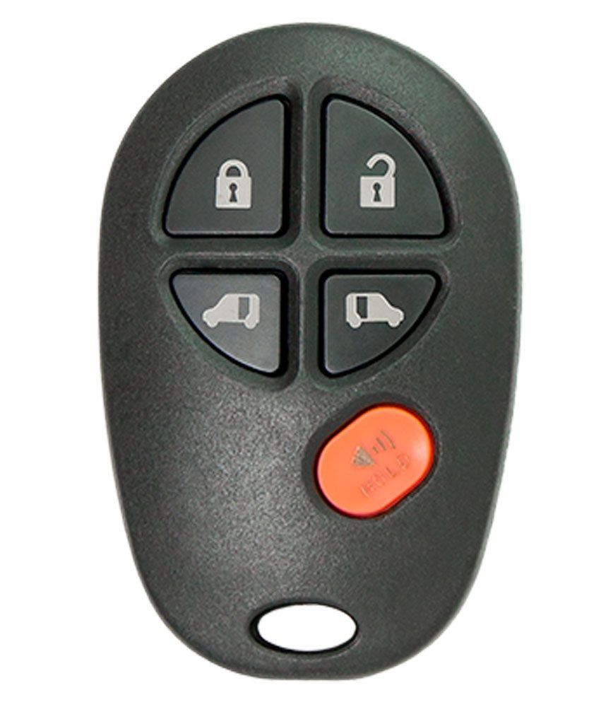 2010 Toyota Sienna LE Remote Key Fob w/ 2 Power Side Doors - Aftermarket