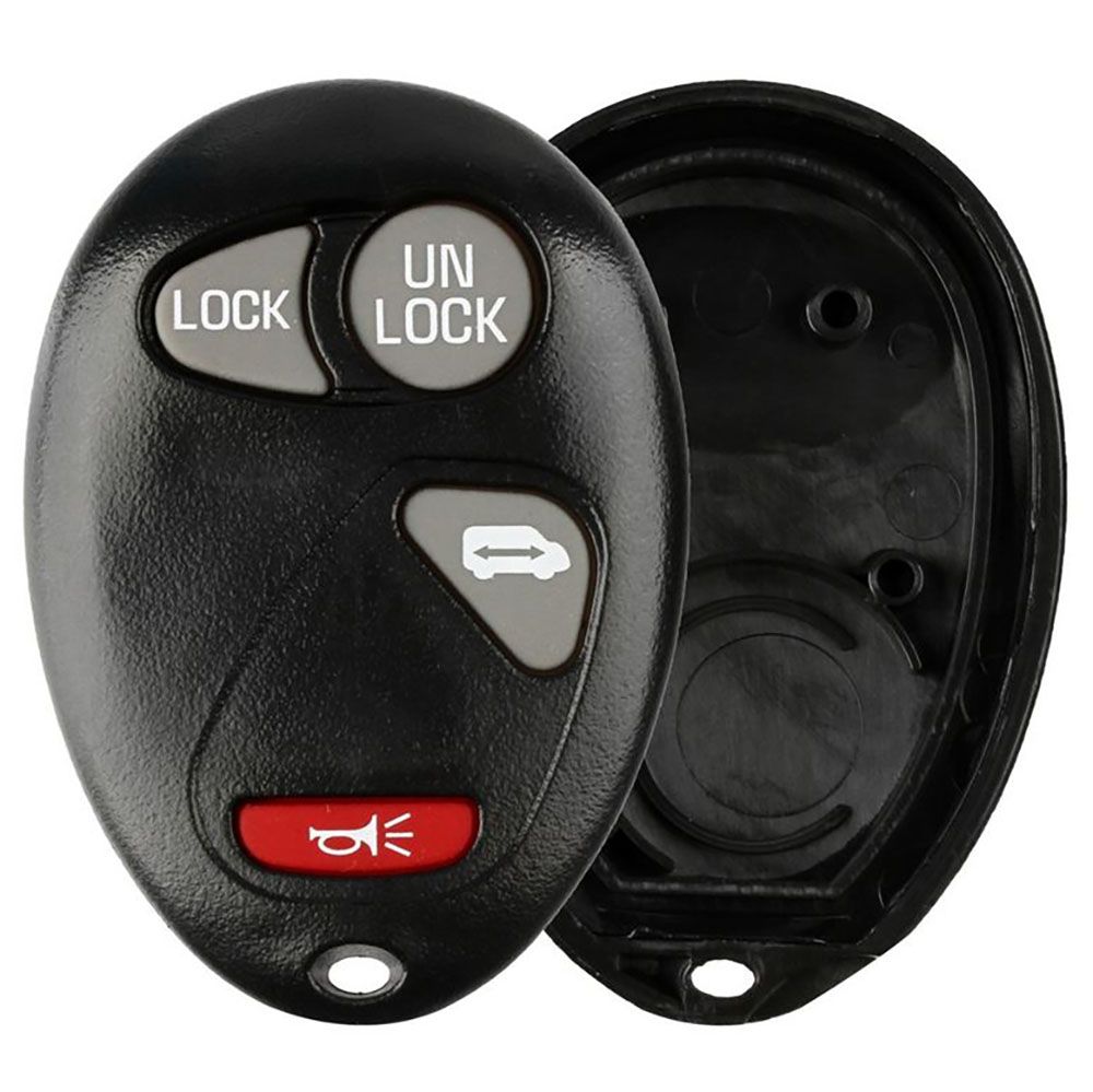 4 Button Chevrolet, Pontiac, Oldsmobile Minivan Remote Replacement case L2C0007T  - Aftermarket
