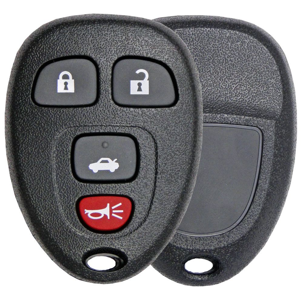 4 Button GM Remote Replacement Case 15252034 - Aftermarket