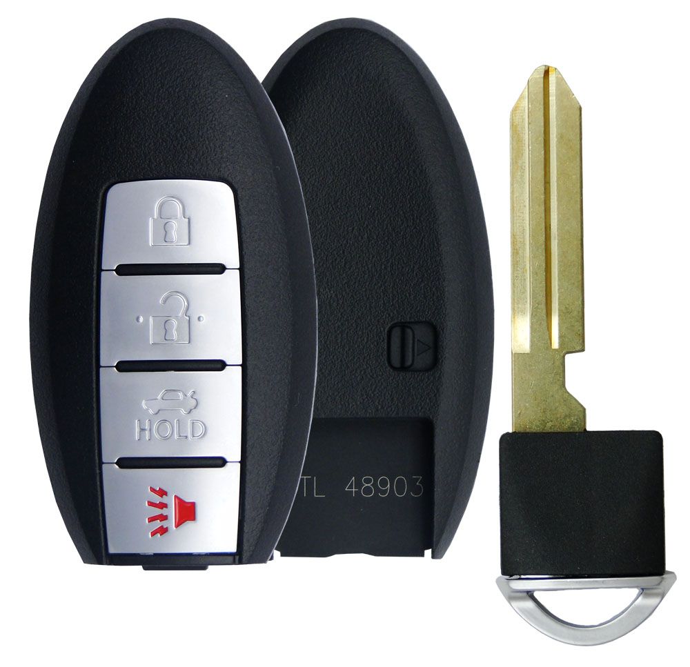 4 button Nissan / Infiniti Smart Remote Replacement Case KR55WK49622 - Aftermarket