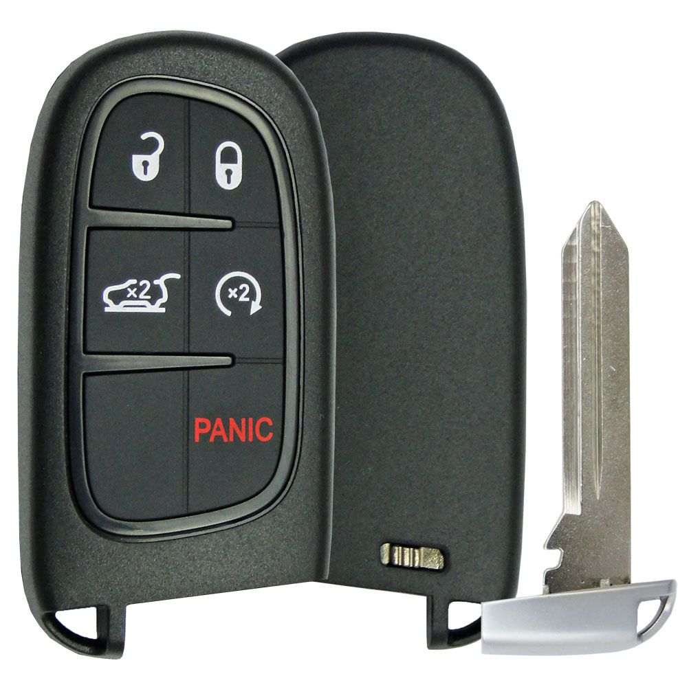 Replacement 5 button Jeep Cherokee Smart Remote Shell  - Aftermarket