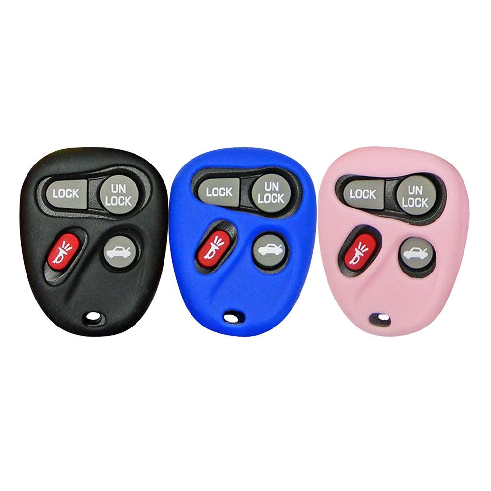 Buick, Cadillac, Chevrolet, Pontiac, Saturn Remote Key Fob Cover - 4 button