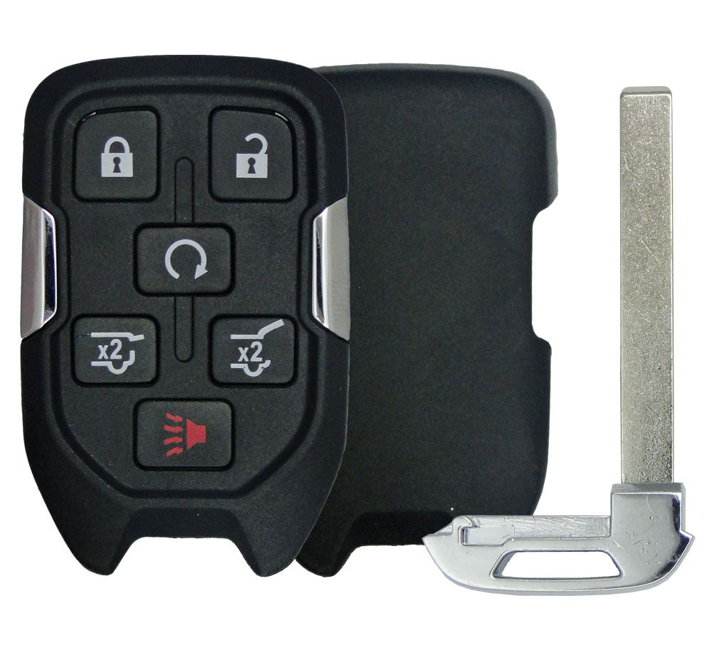 Chevrolet GMC 6 Button Smart Remote Replacement Shell - Aftermarket