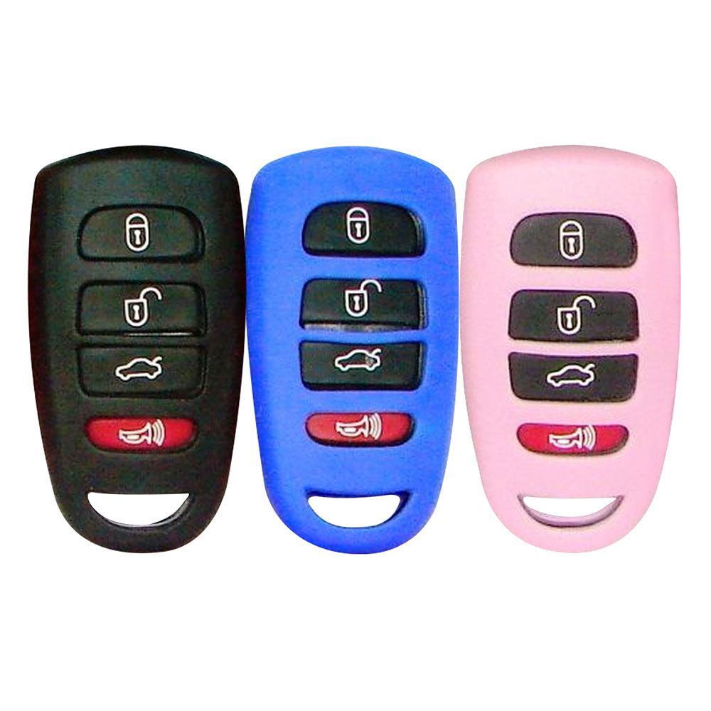 Hyundai, Kia Remote Key Fob Cover - 4 button