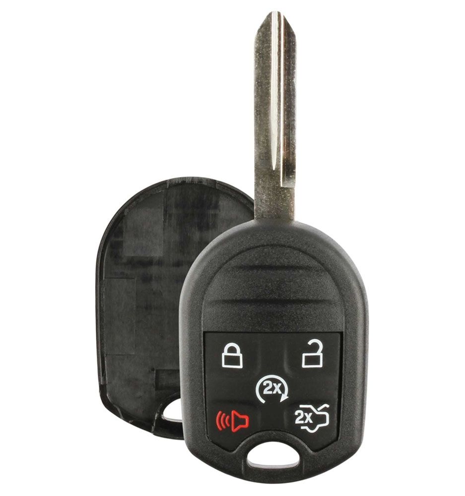 Replacement Shell for Ford / Lincoln Remote PN: 164-R8000 5 BUTTON - STANDARD BLADE - Aftermarket
