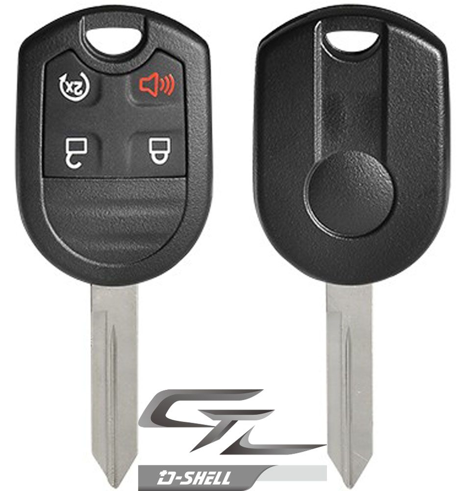 Replacement Remote Shell for Ford / Lincoln Remote PN: 164-R8067 with RS - STANDARD BLADE - Aftermarket