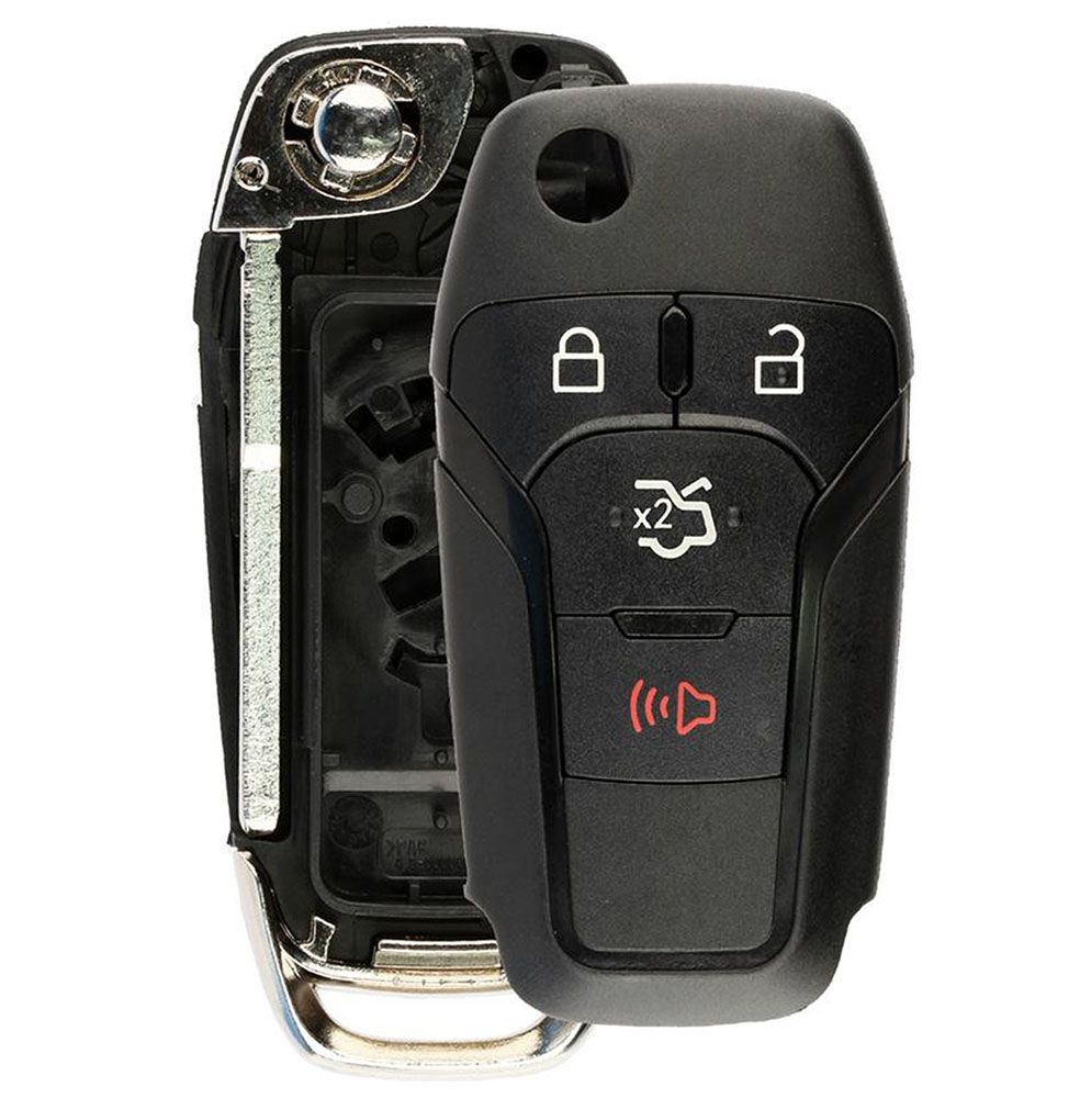 Replacement Shell for Ford Fusion Flip Remote - Aftermarket