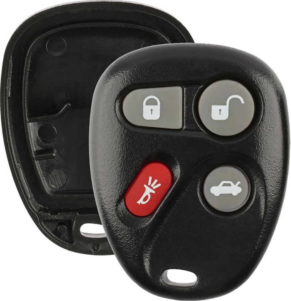 Replacement 4 Button Remote Case for GM KOBLEAR1XT - Aftermarket