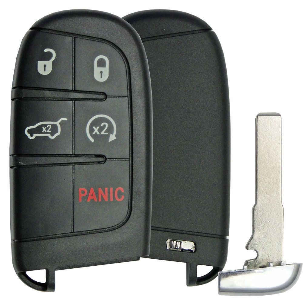 Replacement  5 button Jeep Compass Smart Remote Shell  - Aftermarket