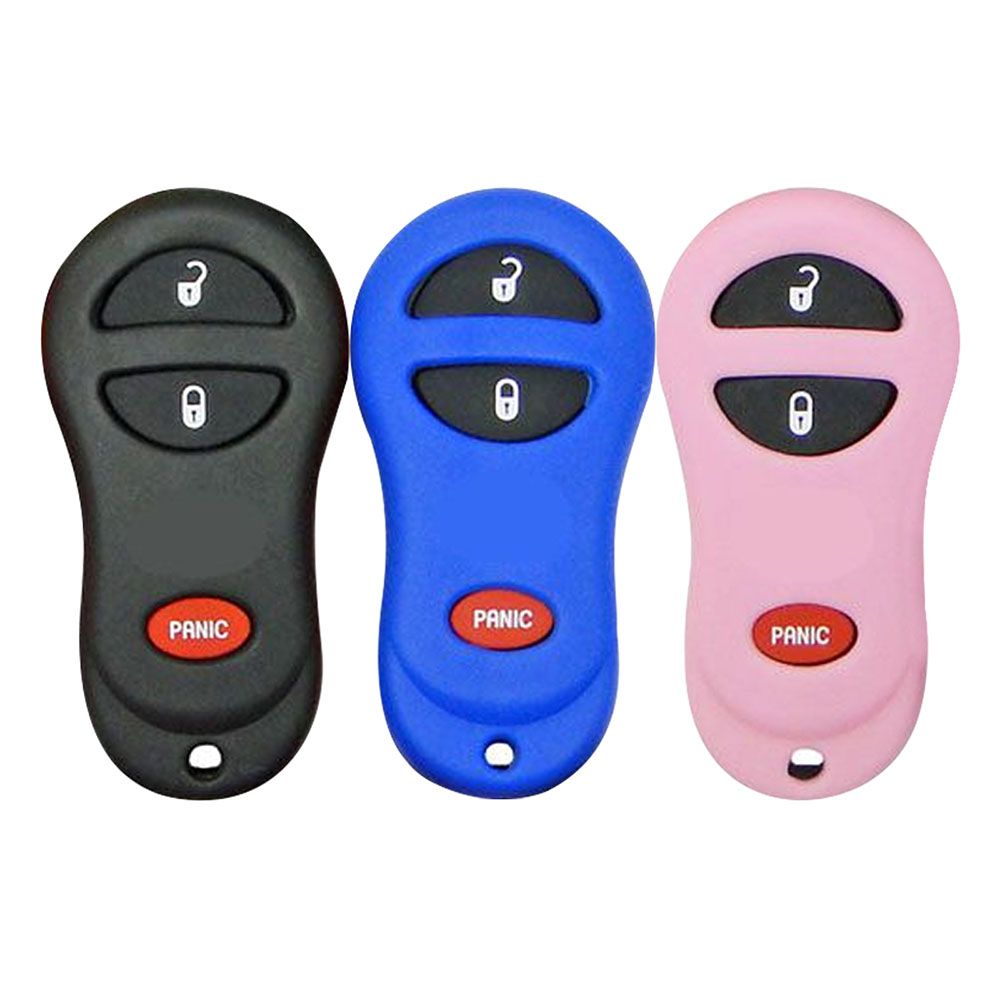 Dodge, Chrysler, Jeep Remote Key Fob Cover - 3 button