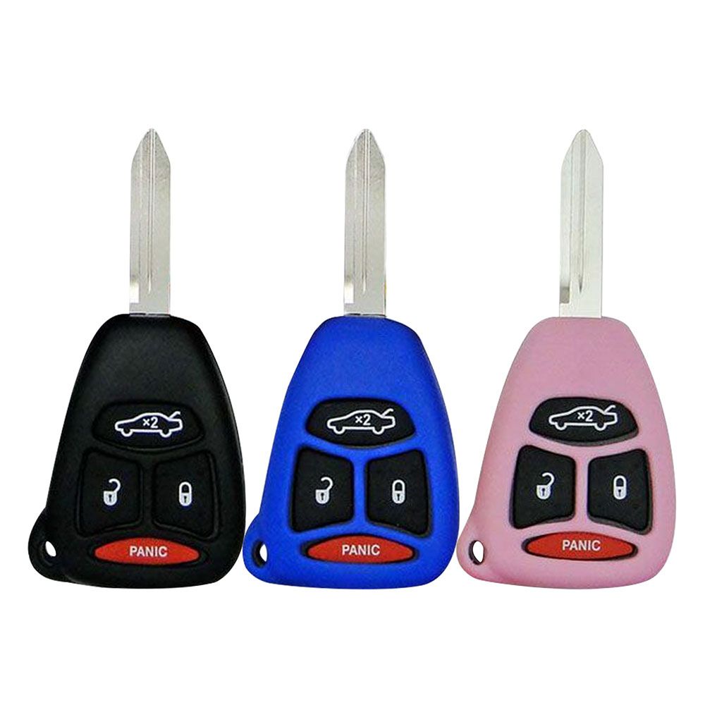 Dodge, Chrysler, Jeep Remote Key Fob Cover - 4 buttons