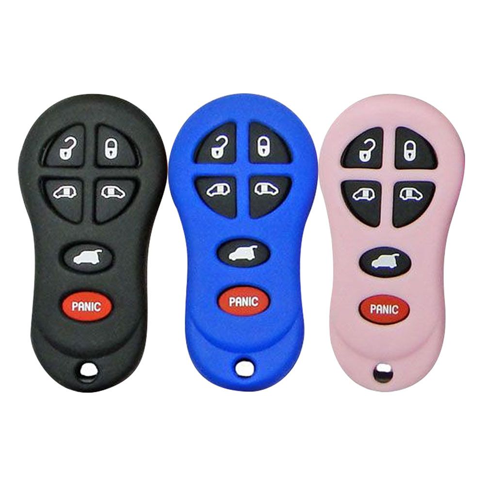 Dodge, Chrysler Minivan Remote Key Fob Cover - 6 button