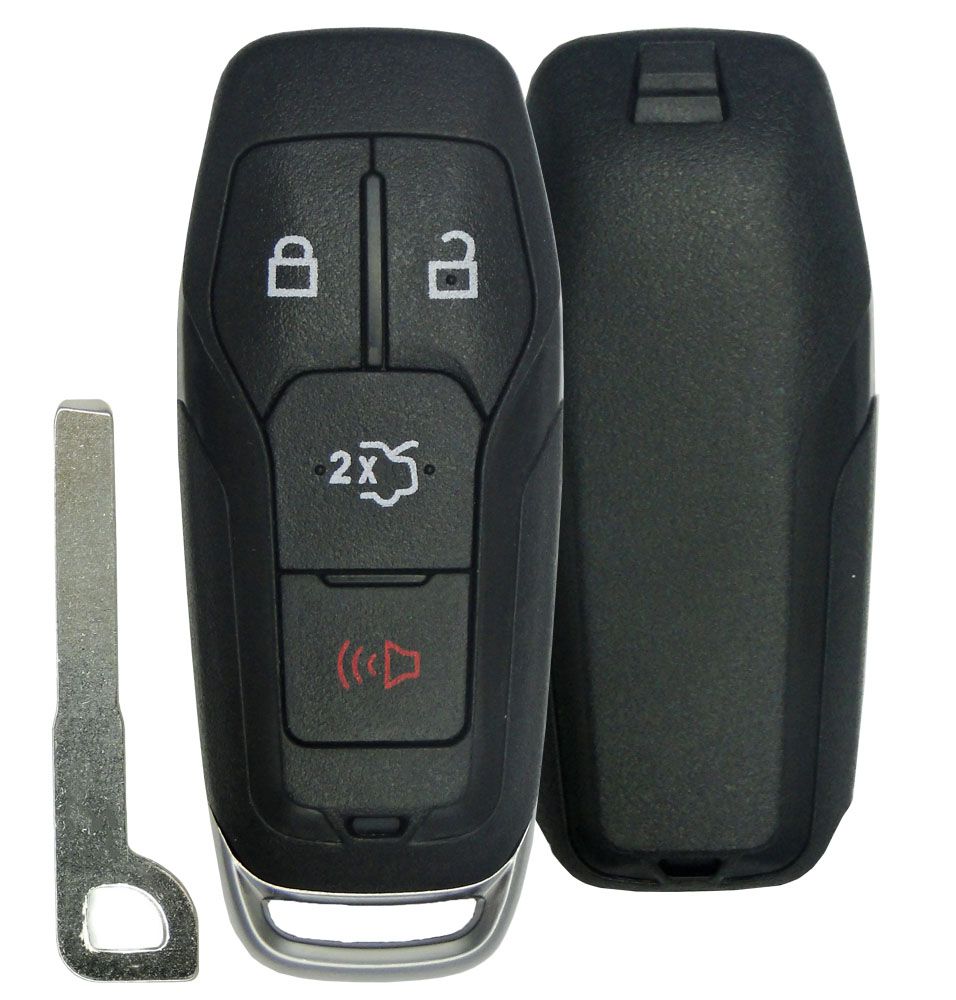 FORD 4 Button Smart Remote Replacement Shell - Aftermarket