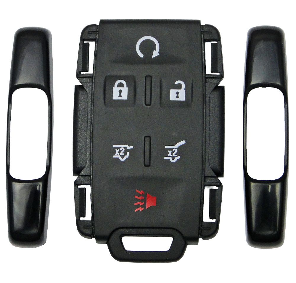 GM Chevrolet GMC 6 Button Remote Replacement Shell - Aftermarket