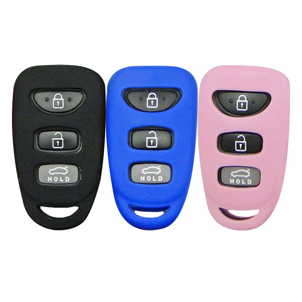Hyundai, Kia Remote Key Fob Cover - 4 button
