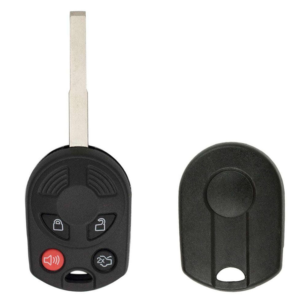 Replacement Remote Shell for Ford Remote PN: 164-R8046 4 BUTTON - SLIM BLADE - Aftermarket