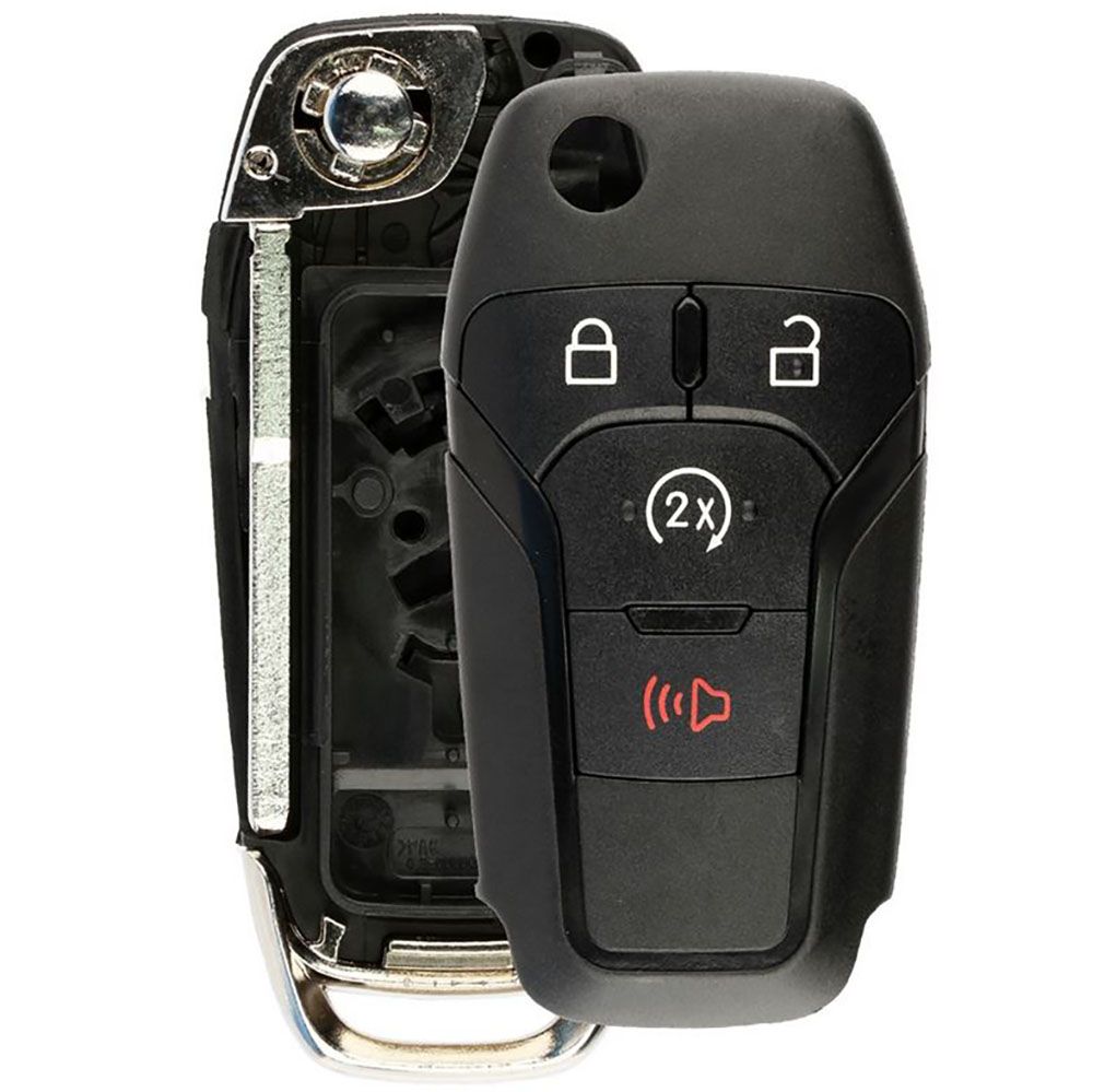 Replacement Shell For Ford Flip Remote with Engine Start - Aftermarket