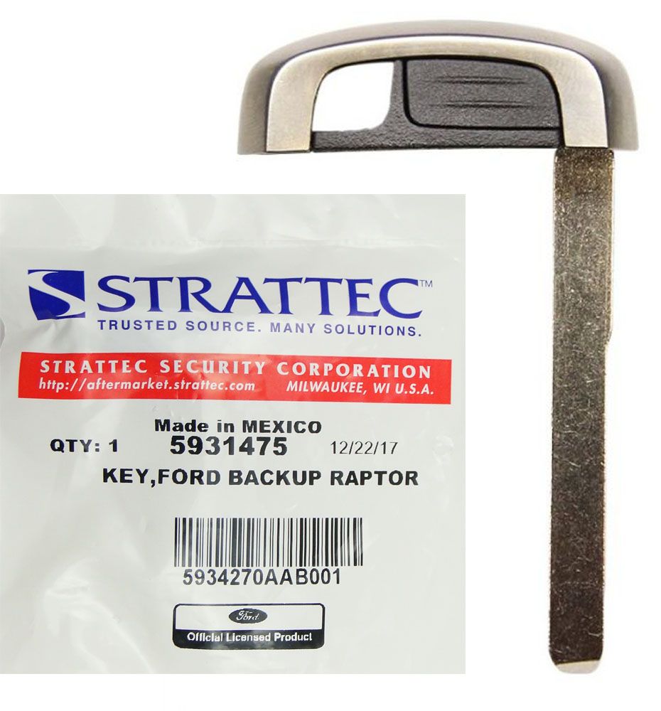 Strattec 5931475 Ford Smart Remote Emergency Insert Key